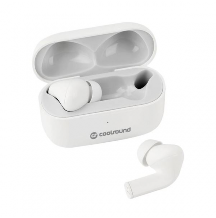 Auriculares Earbuds TWS V14 Touch Bluetooth Blancos COOLSOUND