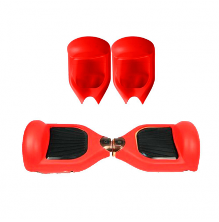 Protector Universal Silicona Hoverboard 6.5" Rojo