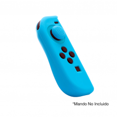 Pack Funda Silicona y Grip FR-TEC Joy-Con Izquierdo Nintendo Switch Azul