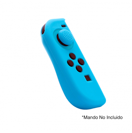 Pack Funda Silicona y Grip FR-TEC Joy-Con Izquierdo Nintendo Switch Azul