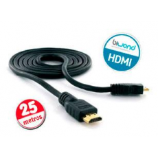 Cable HDMI v1.4 Biwond 25m (24AWG y booster)