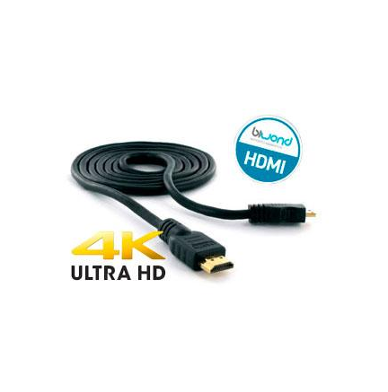 Cable Ultra HDMI 4K 1.5m Negro Biwond