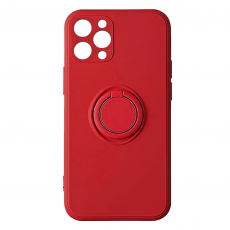 Funda iPhone 12 Pro 6.1" Pastel Ring Rojo