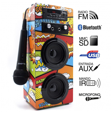 JoyBox Karaoke Bluetooth Comic Biwond