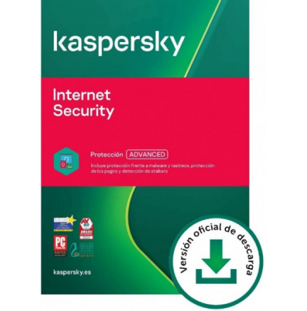 Kaspersky Internet Security: 1 Dispositivo / 1 año (DIGITAL)