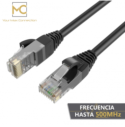 Cable + 1 GRATIS Ethernet CAT6 RJ45 24AWG 5m + 15 Bridas Max Connection