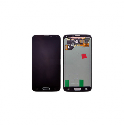 Pant. Tactil + LCD + Marco Compatible Samsung Galaxy S5 Negro