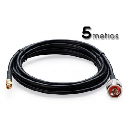 Cable Pigtail N (macho) SMA (hembra) 5M