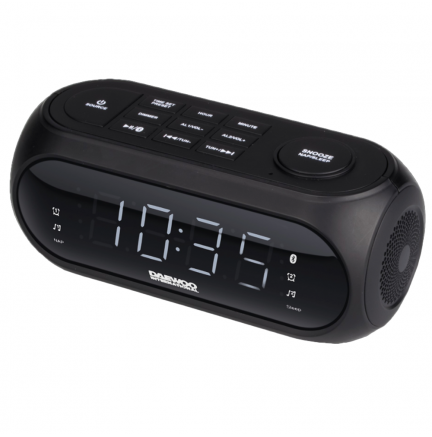 Radio Despertador Altavoz Bluetooth con Radio Digital FM + Puerto USB Daewoo