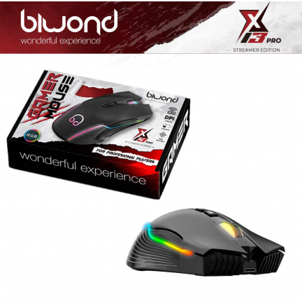 Ratón Gaming Biwond X13 Pro Inalámbrico Streamer Edition 