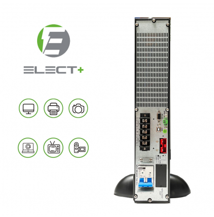 SAI Rack Protect Online 6000VA EL0007 + 1 Pack Baterías 12V/7Ah 16pcs Elect +