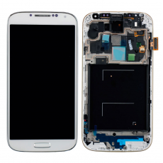 Pant. Tactil + LCD Compatible Galaxy S4 i9500 Blanco