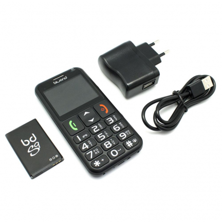 Biwond S9 Dual SIM SeniorPhone Negro