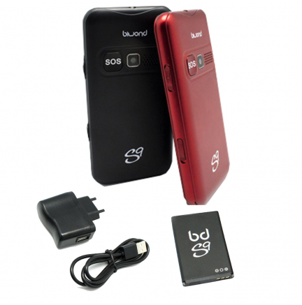 Biwond S9 Dual SIM SeniorPhone Negro