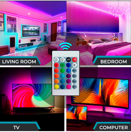 Tira LED WiFi Biwond Colorful 15M