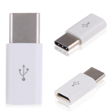 Adaptador USB 3.1 Tipo C Macho a MicroUSB 5 Pines Hembra