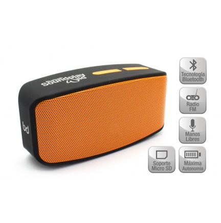 Altavoz Soundplay Wild Bluetooth BIWOND Naranja