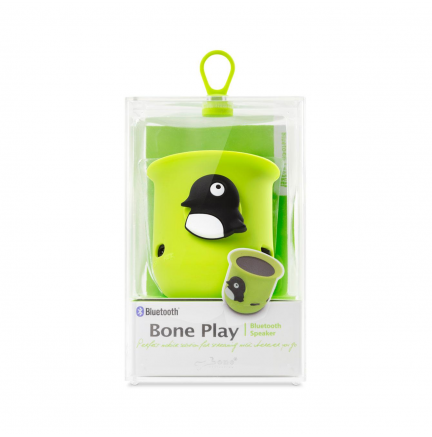 Altavoz Portátil Bluetooth Bone Play Pingüino Verde