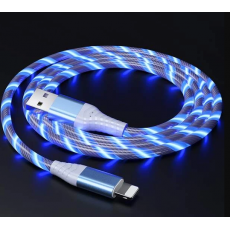 Cable USB Lightning LED Azul Biwond