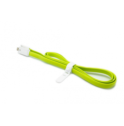 Cable Lightning Plano LED  iPhone/iPad Verde